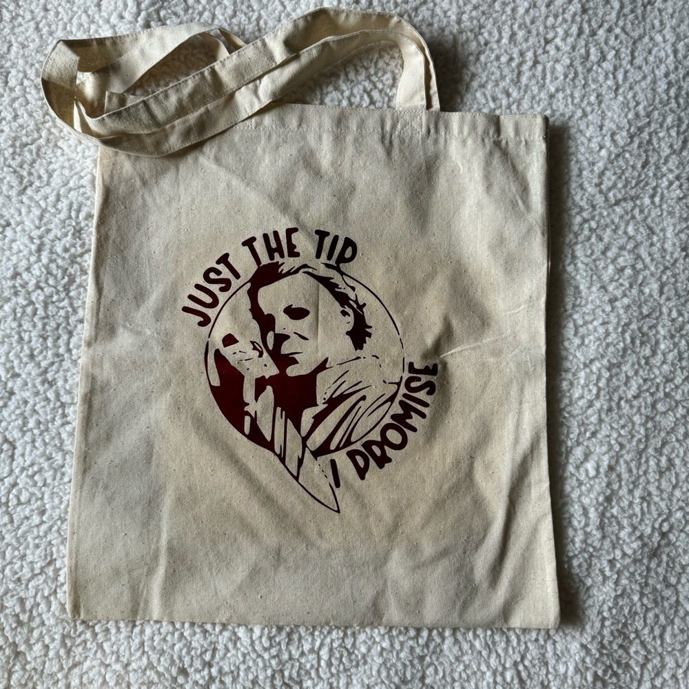 Custom Michael meyers tote bag